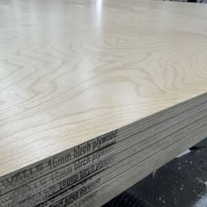 4'x9' Birch plywood UV coated both sides